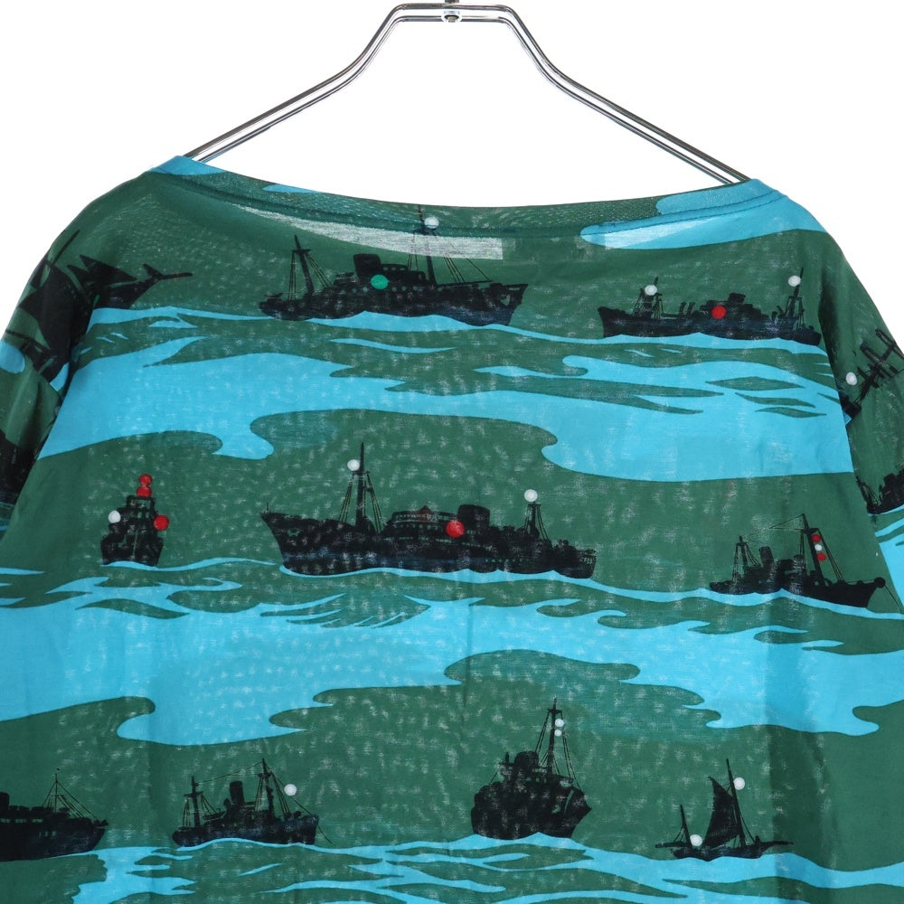 HERMES(エルメス) Ouvrard & Villars 総柄 長袖Tシャツ カットソー マルチカラー