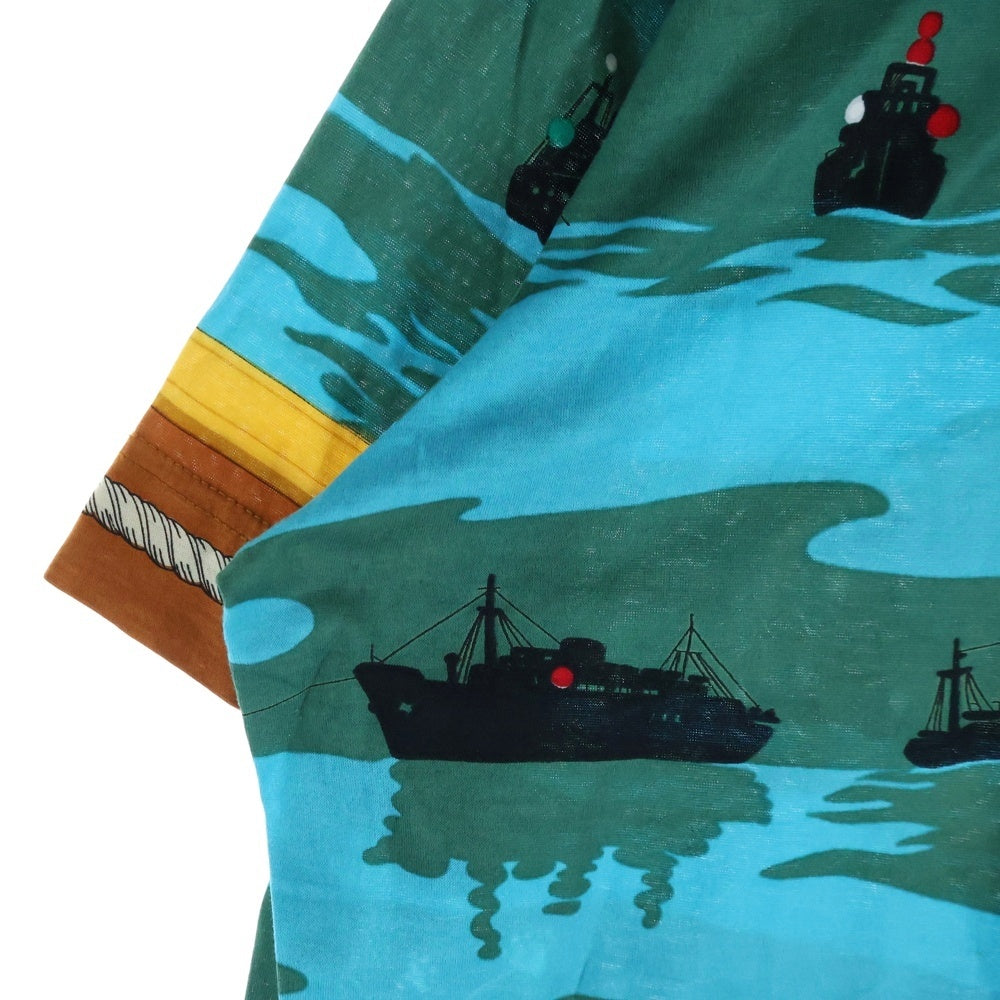 HERMES(エルメス) Ouvrard & Villars 総柄 半袖Tシャツ カットソー マルチカラー