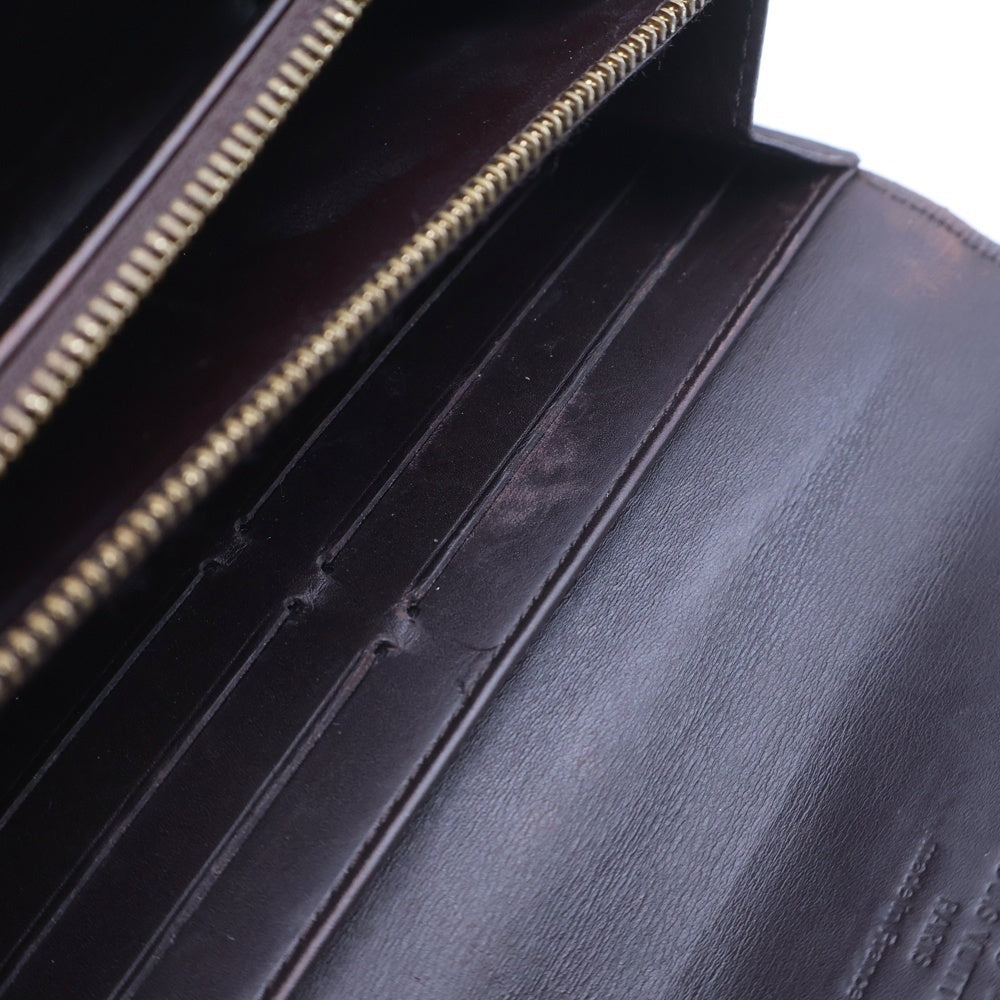 LOUIS VUITTON(ルイヴィトン) モノグラム ヴェルニ ポルト フォイユ サラ パテント ロングウォレット 長財布 ボルドー M93524 TN2132 レディース