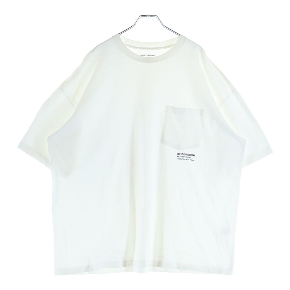 COOTIE PRODUCTIONS(クーティー プロダクションズ) ロゴプリント 半袖Tシャツカットソー ホワイト