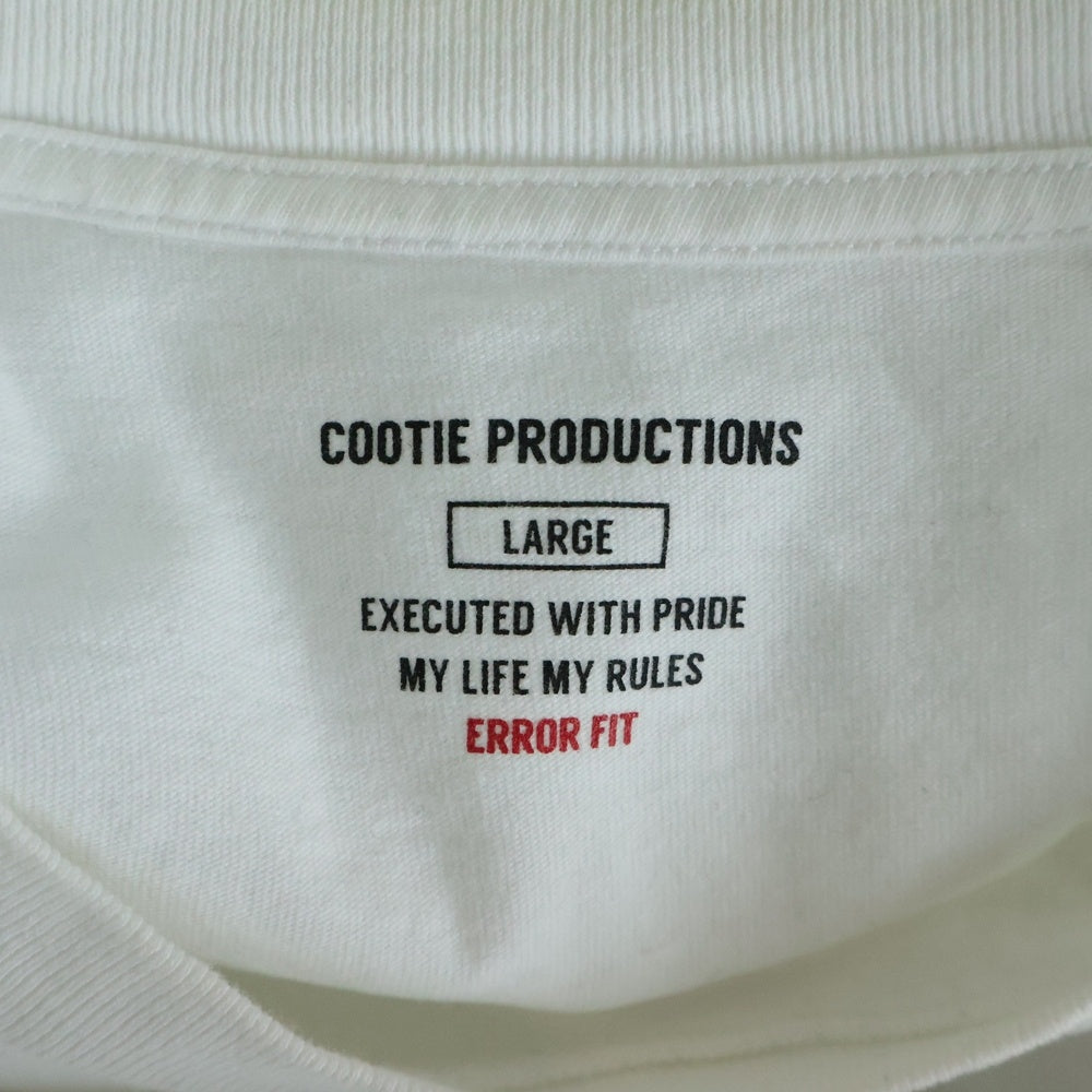 COOTIE PRODUCTIONS(クーティー プロダクションズ) ロゴプリント 半袖Tシャツカットソー ホワイト