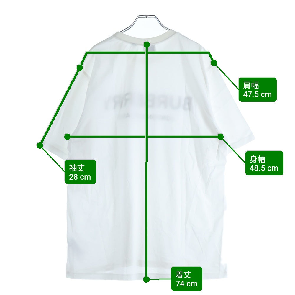 BURBERRY(バーバリー) ロゴプリント 半袖Tシャツカットソー ホワイト 800945