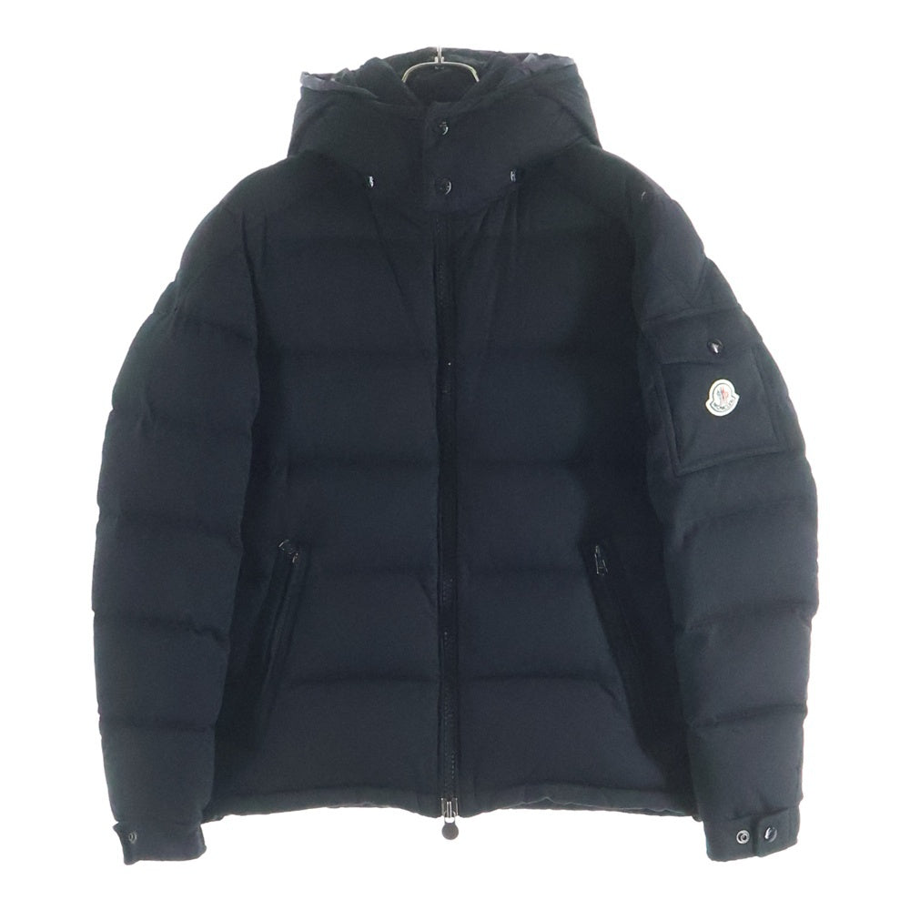 MONCLER(モンクレール) 19AW MONTGENEVRE モンジュネーブル ジップアップ ウール ナイロン ダウンジャケット ブラック D20914033805 54272