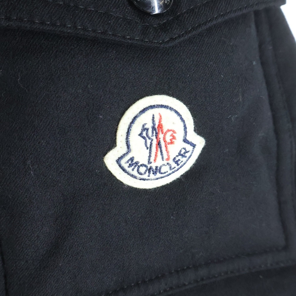 MONCLER(モンクレール) 19AW MONTGENEVRE モンジュネーブル ジップアップ ウール ナイロン ダウンジャケット ブラック D20914033805 54272