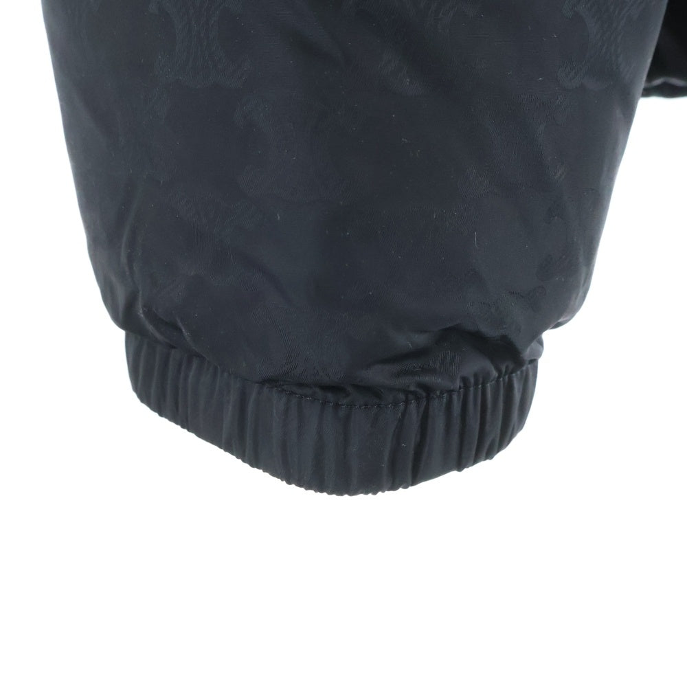 CELINE(セリーヌ) トリオンフ総柄ジップアップ ダウンジャケット ブラック 2W31A795W.38NO