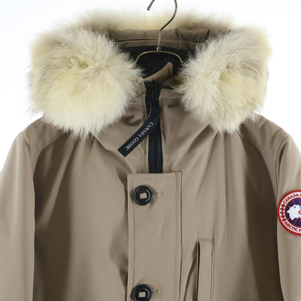 CANADA GOOSE(カナダグース) JASPER PARKA ジャスパー パーカー ファー付き ジップアップ ナイロン ダウンジャケット ベージュ 3438JM