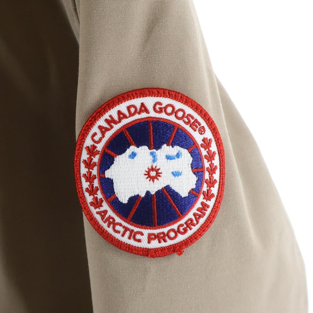 CANADA GOOSE(カナダグース) JASPER PARKA ジャスパー パーカー ファー付き ジップアップ ナイロン ダウンジャケット ベージュ 3438JM