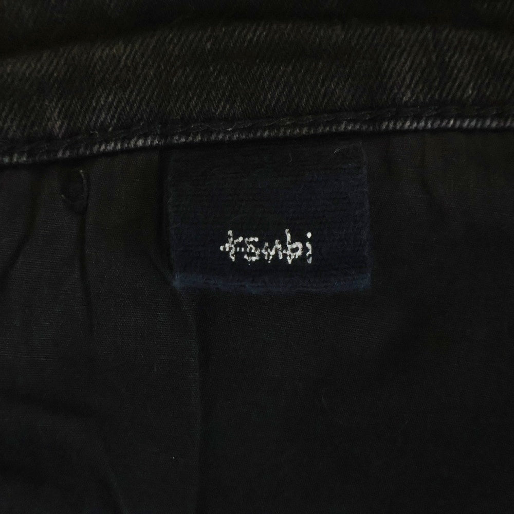 KSUBI(スビ) ボタンフライ スキニーデニムパンツ ブラック