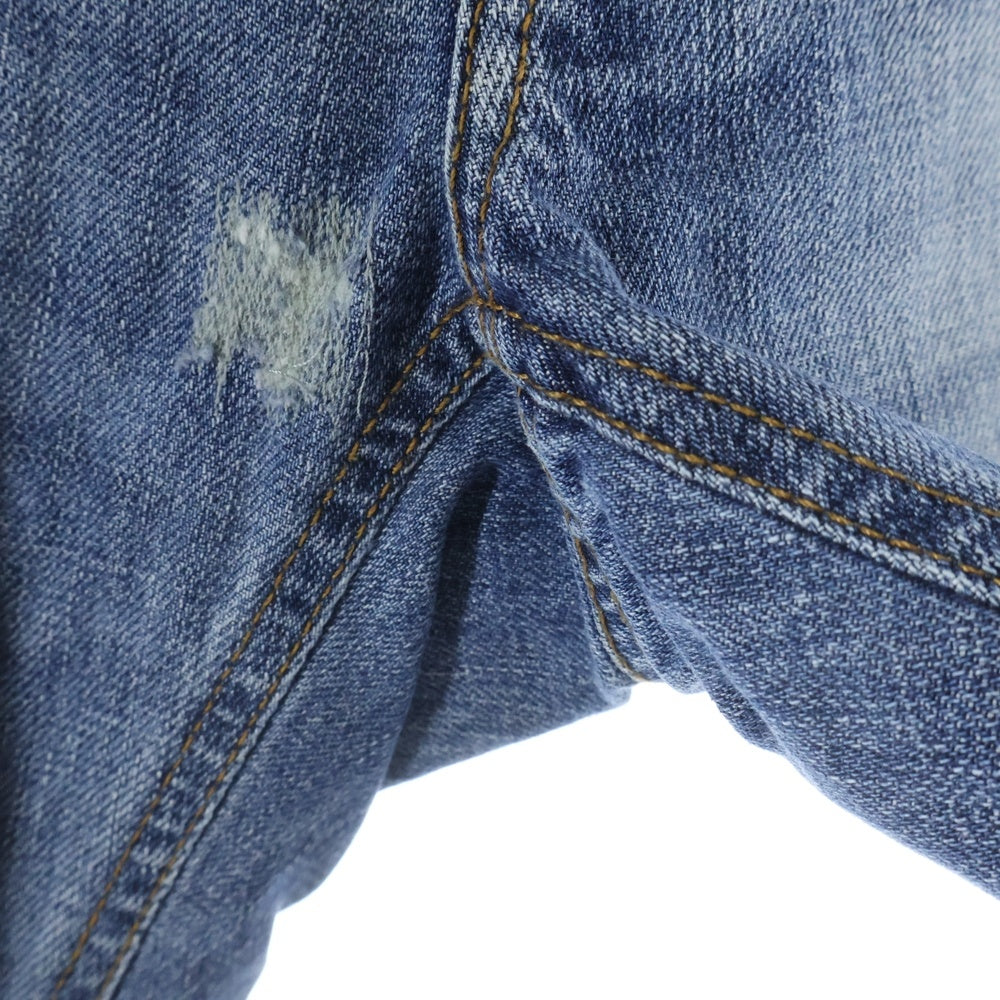 DOLCE & GABBANA(ドルチェアンドガッバーナ) ダメージ加工 スキニーデニムパンツ インディゴ GZN9LD