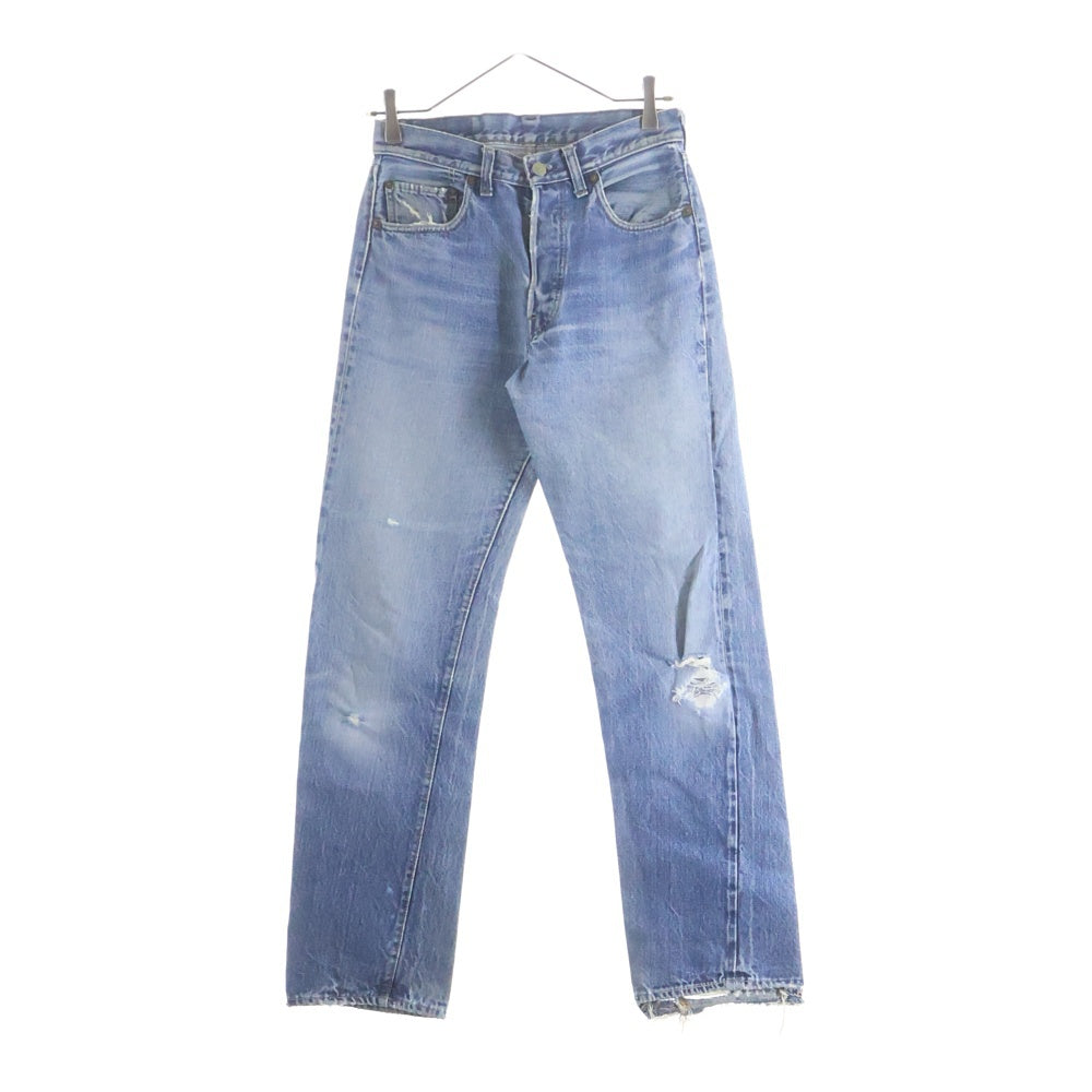 Levi's(リーバイス) 70S VINTAGE 501 66前期 ボタン裏6 スモールe シングルステッチ ヴィンテージ ボタンフライ デニムパンツ インディゴ