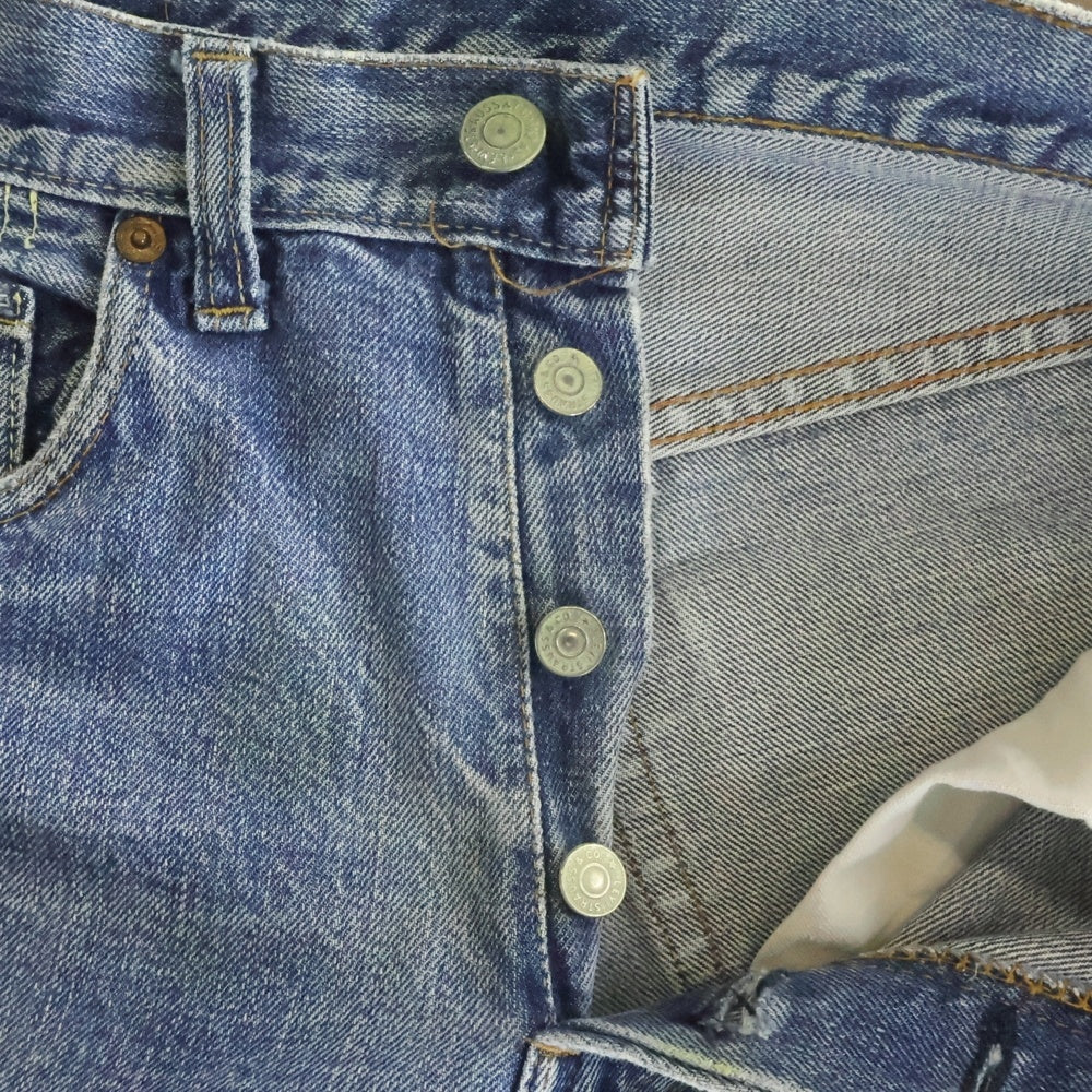 Levi's(リーバイス) 70S VINTAGE 501 66前期 ボタン裏6 スモールe シングルステッチ ヴィンテージ ボタンフライ デニムパンツ インディゴ