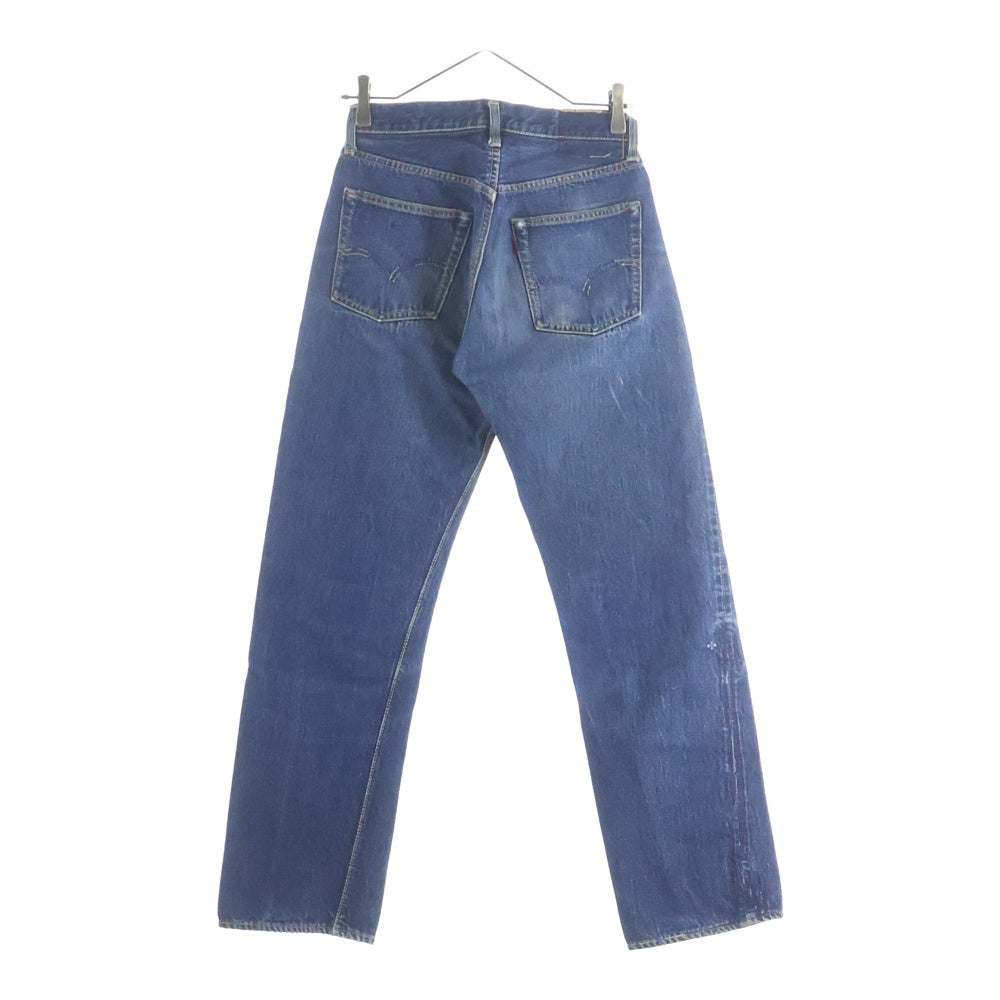 Levi's(リーバイス) 60S 501XX ギャラ無し紙パッチ BIG E ボタン裏ツメ刻印 足長R 均等V ヴィンテージ ボタンフライデニムパンツ インディゴ