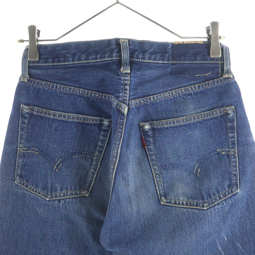 Levi's(リーバイス) 60S 501XX ギャラ無し紙パッチ BIG E ボタン裏ツメ刻印 足長R 均等V ヴィンテージ ボタンフライデニムパンツ インディゴ