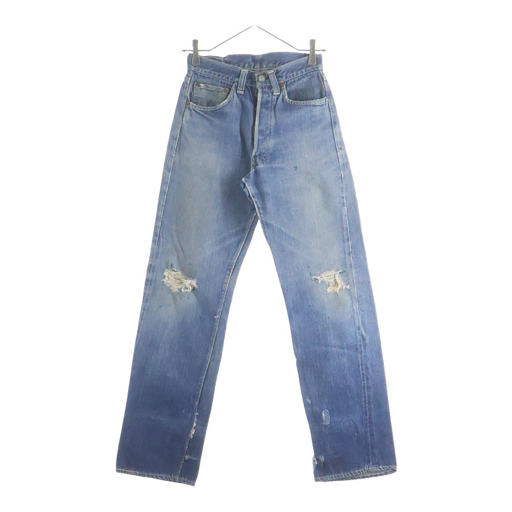 Levi's(リーバイス) 40S 501XX 47モデル 前期 革パッチ ドームボタン センターセットループ ヴィンテージ ボタンフライデニムパンツ インディゴ