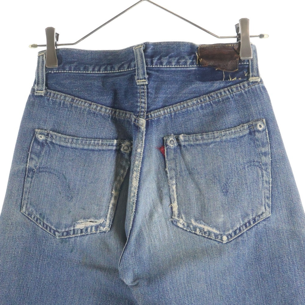 Levi's(リーバイス) 40S 501XX 47モデル 前期 革パッチ ドームボタン センターセットループ ヴィンテージ ボタンフライデニムパンツ インディゴ