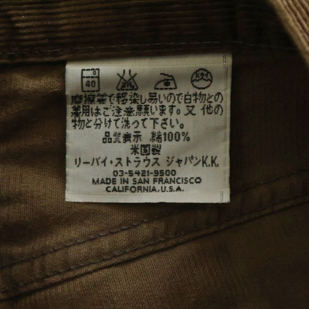 Levi's(リーバイス) コーデュロイ ロングパンツ ブラウン 8070-1427