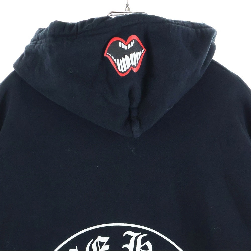 CHROME HEARTS(クロムハーツ) ×MATTY BOY Chomper Horseshoe Hoodie マッティボーイ チョンパー ホースシューフーディ プルオーバースウェットパーカー ブラック