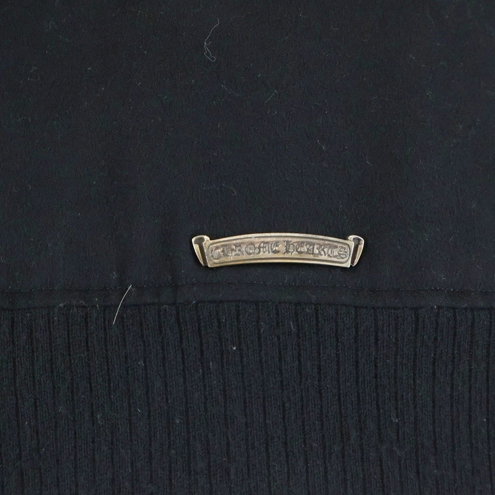 CHROME HEARTS(クロムハーツ) LETTERMAN STAR レターマン クロスボールボタンスターレザーパッチブルゾンジャケット レディース ブラック JVP