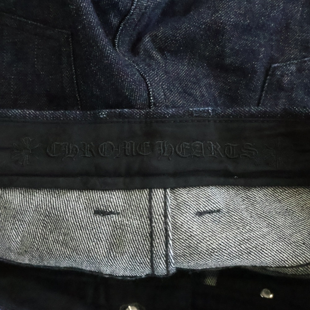 CHROME HEARTS(クロムハーツ) DENIM STRAIGHT PANTS 5POCKET デニムストレートパンツ 5ポケット インディゴ