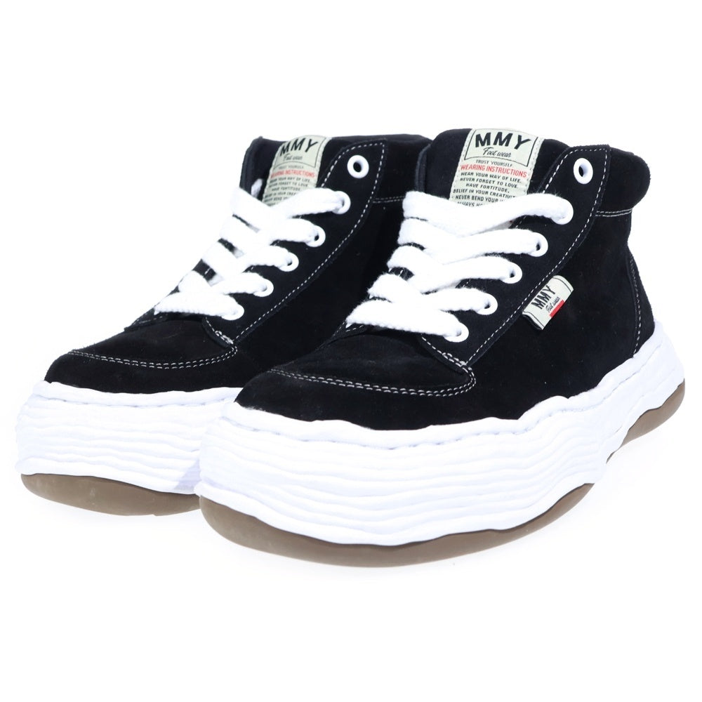 MAISON MIHARAYASUHIRO(メゾンミハラヤスヒロ) OLIVER suede High-Top オリバースエードハイトップ ハイカットスニーカーシューズ ブラック A15FW701