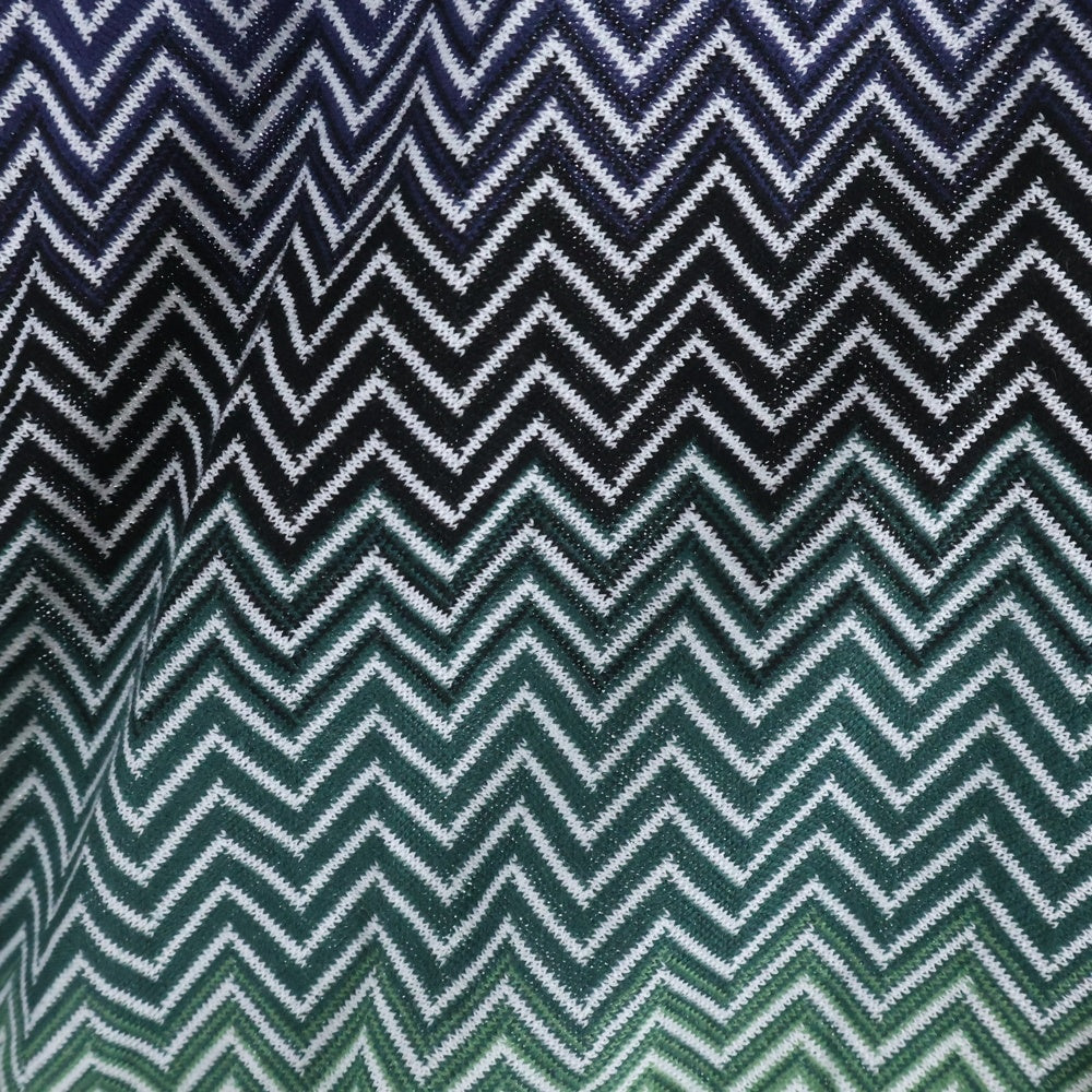 MISSONI(ミッソーニ) オープンカラー コットン ジグザク 半袖シャツ マルチ US25SJOJ