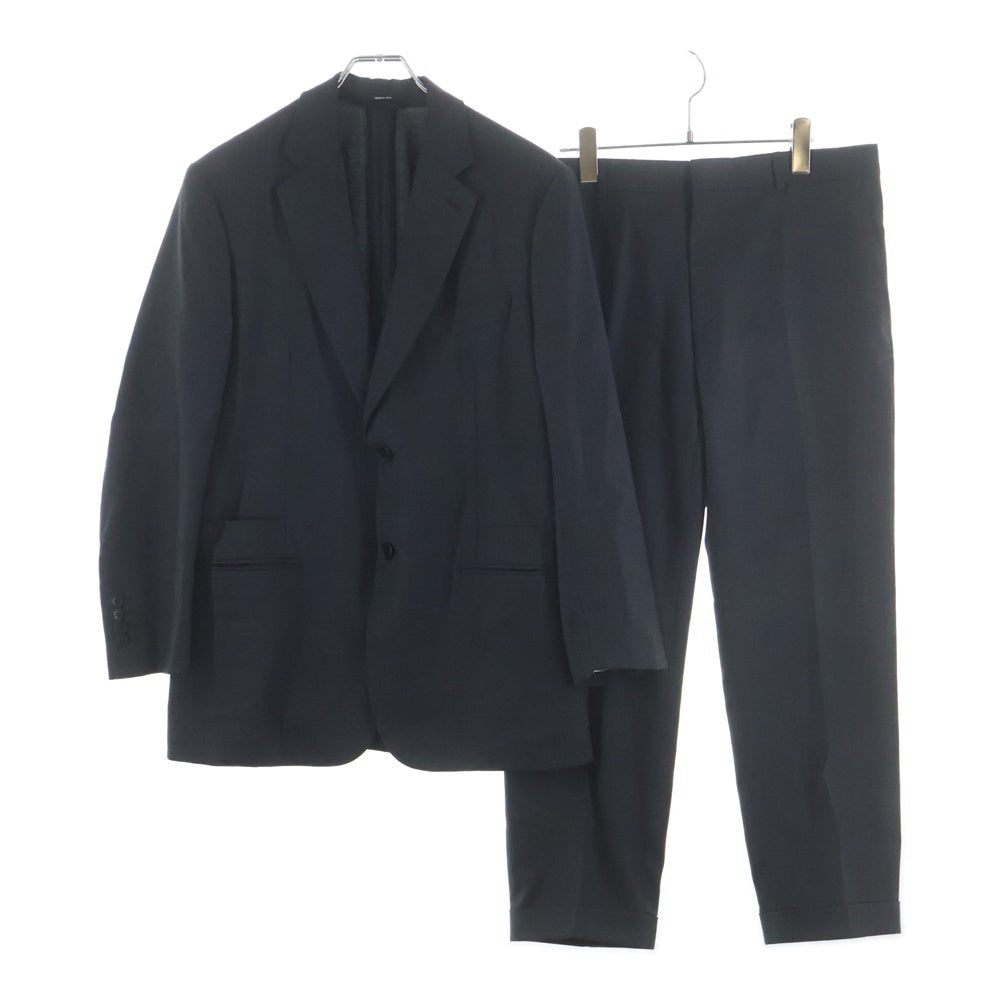 HERMES(エルメス) カシミヤ混 ウール 2B テーラードジャケット/スラックスロングパンツ セットアップスーツ グレー