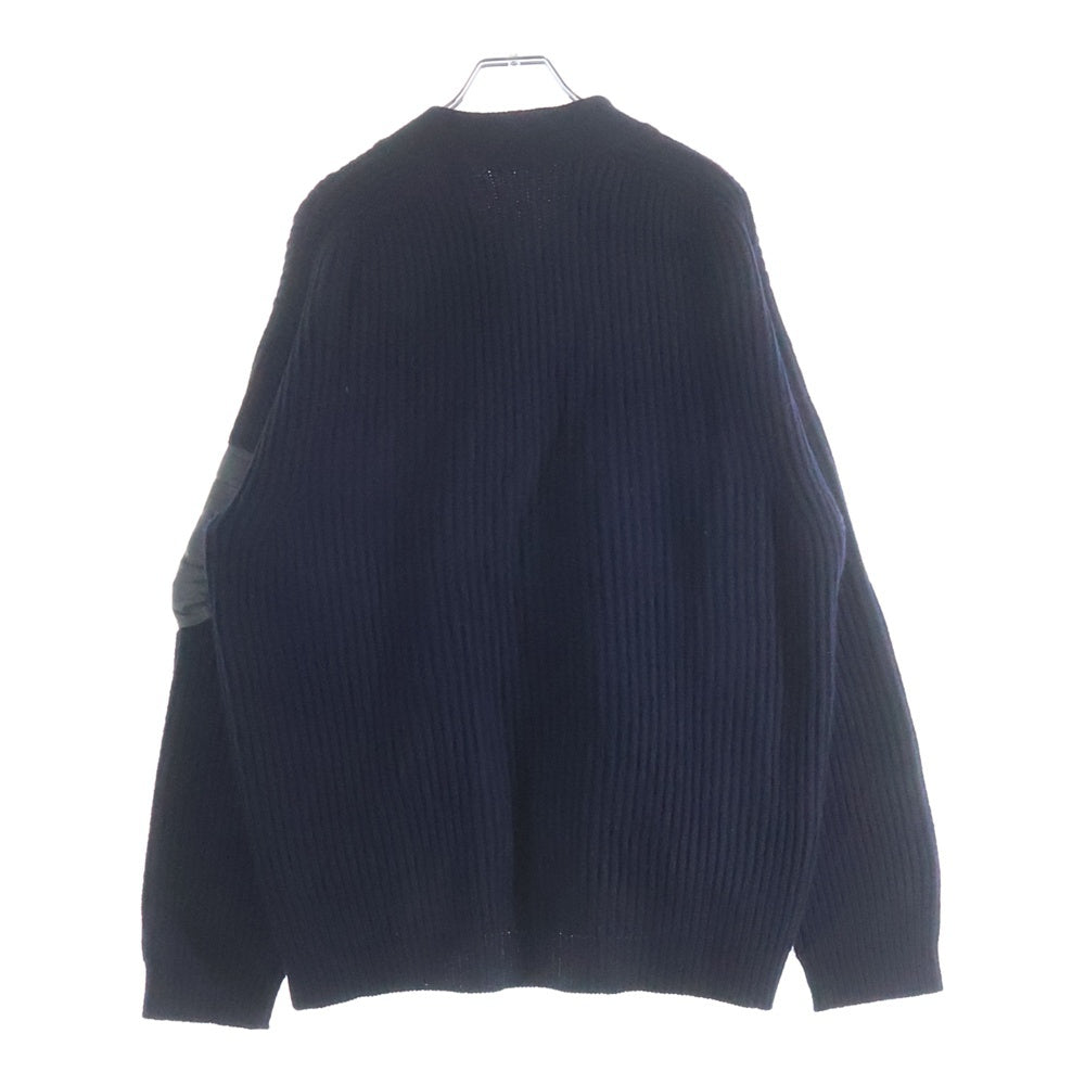 Sacai(サカイ) 23SS フルジップアップ ニットカーディガン ネイビー 23