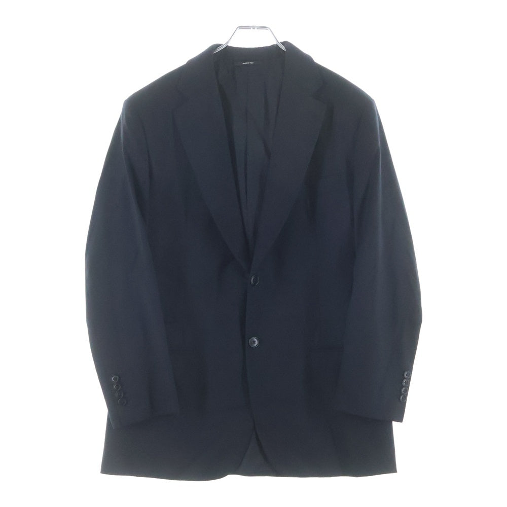 HERMES(エルメス) カシミヤ混 ウール 2B テーラードジャケット/スラックスロングパンツ セットアップスーツ グレー