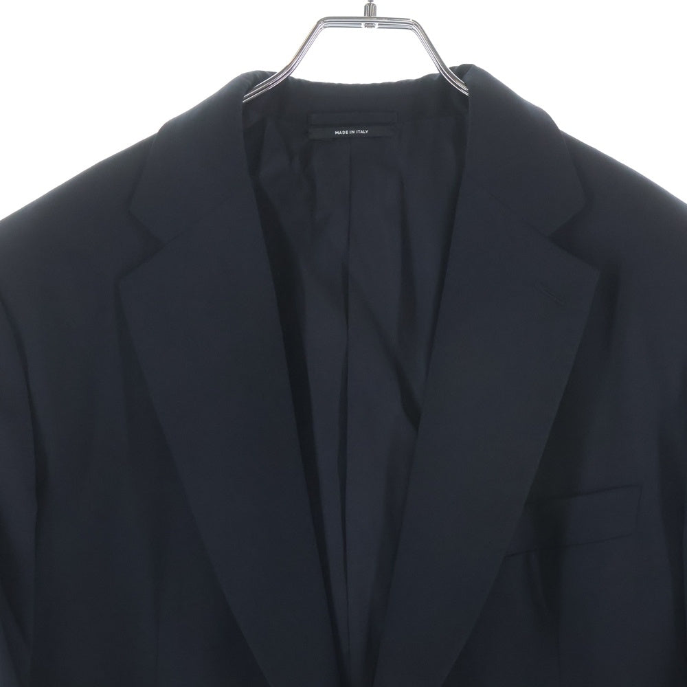 HERMES(エルメス) カシミヤ混 ウール 2B テーラードジャケット/スラックスロングパンツ セットアップスーツ グレー