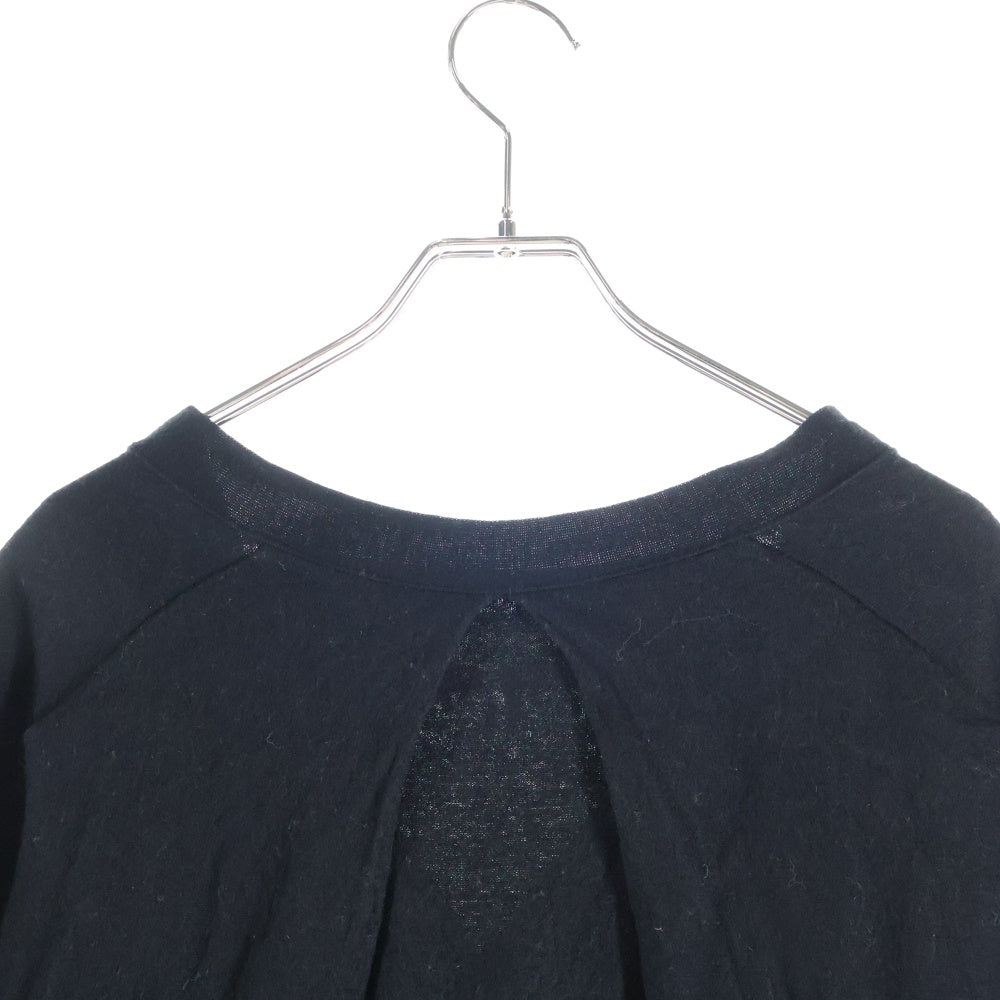 Maison Margiela(メゾンマルジェラ) 7B ウールニット Vネックカーディガン ブラック S51HA0657