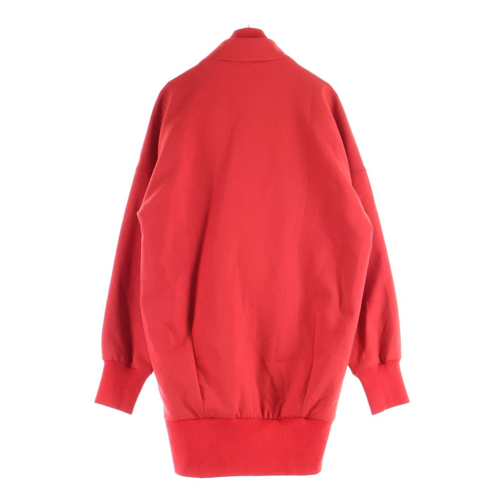 Maison Margiela(メゾンマルジェラ) 14SS WOOL BLEND GABARDINE OVERSIZED BASEBALL JACKET ウール混ギャバジン ダブルカラー オーバーサイズベースボールジャケット ロングコート レッド S51AM0157