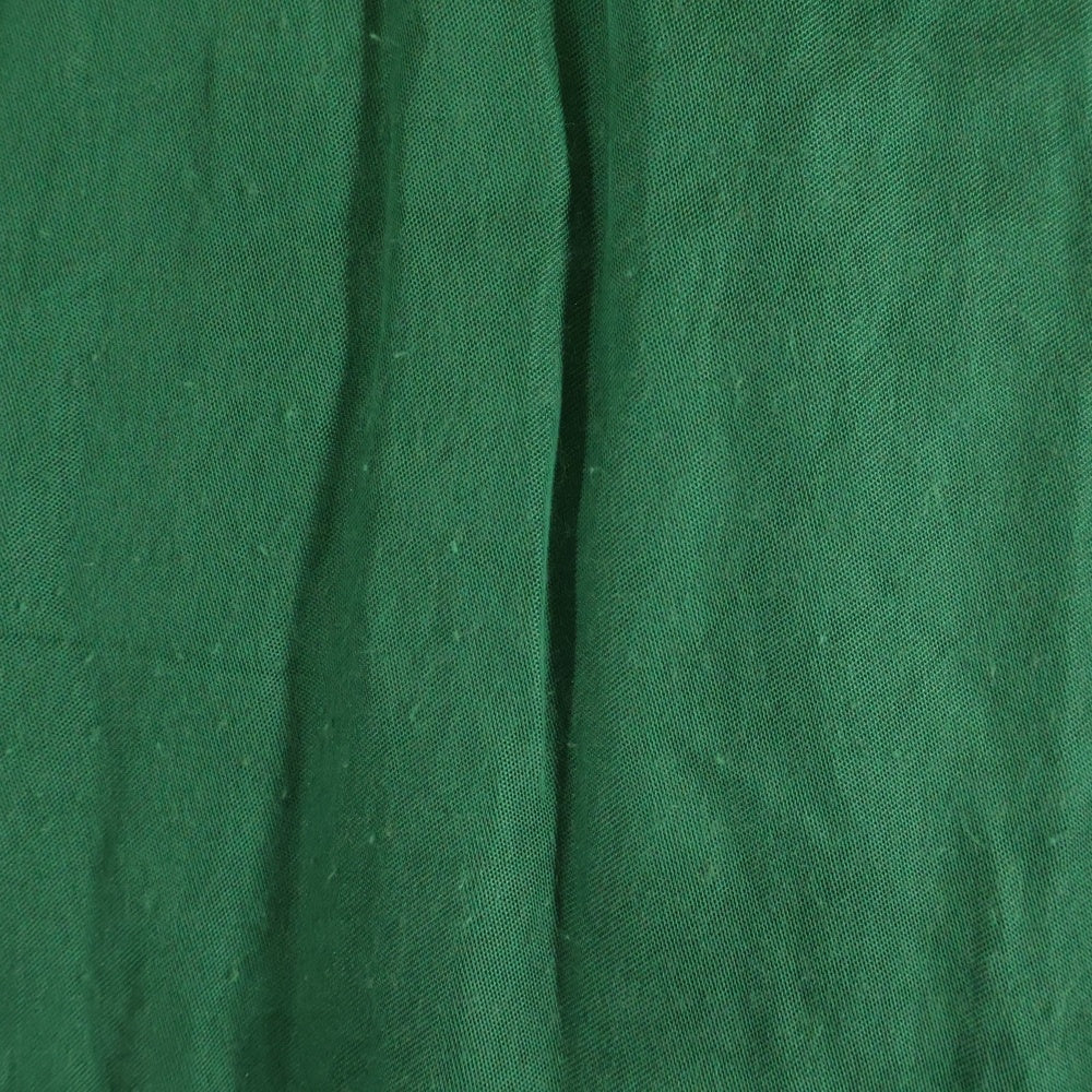 G.V.G.V.(ジーヴィジーヴィ) フロントボタン レーヨン ウエストベルト ワンピース グリーン レディース GV2211021