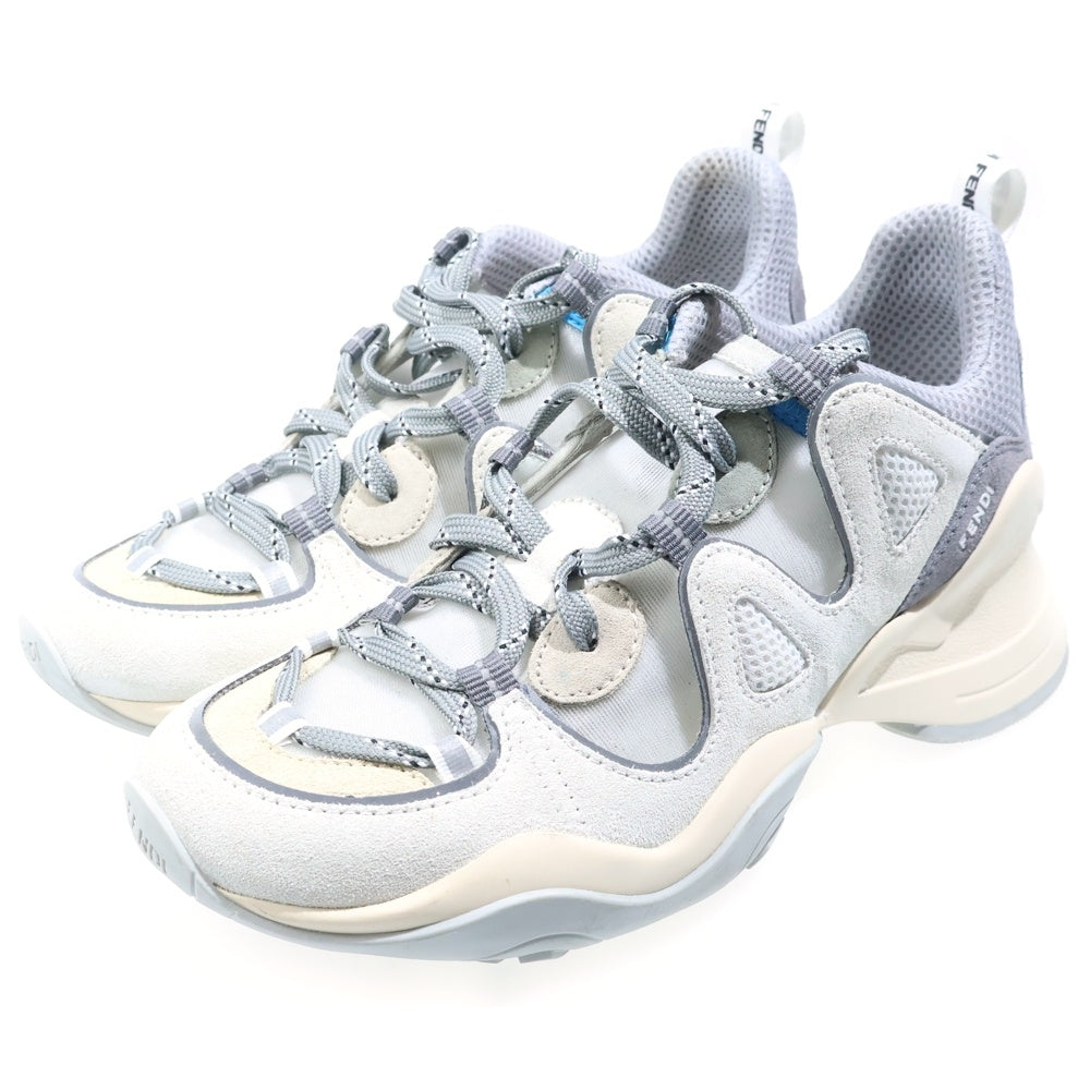 FENDI(フェンディ) フルイド ダッド ローカットスニーカー グレー/ホワイト