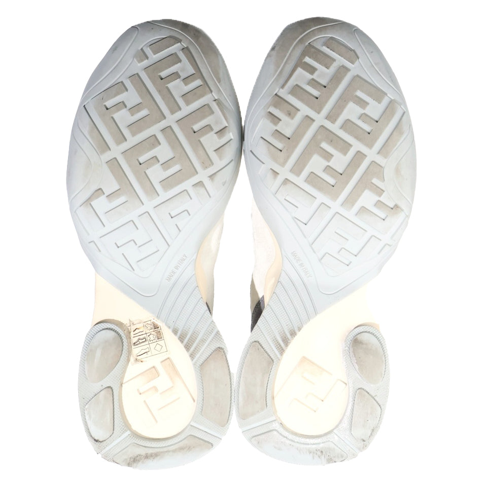 FENDI(フェンディ) フルイド ダッド ローカットスニーカー グレー/ホワイト