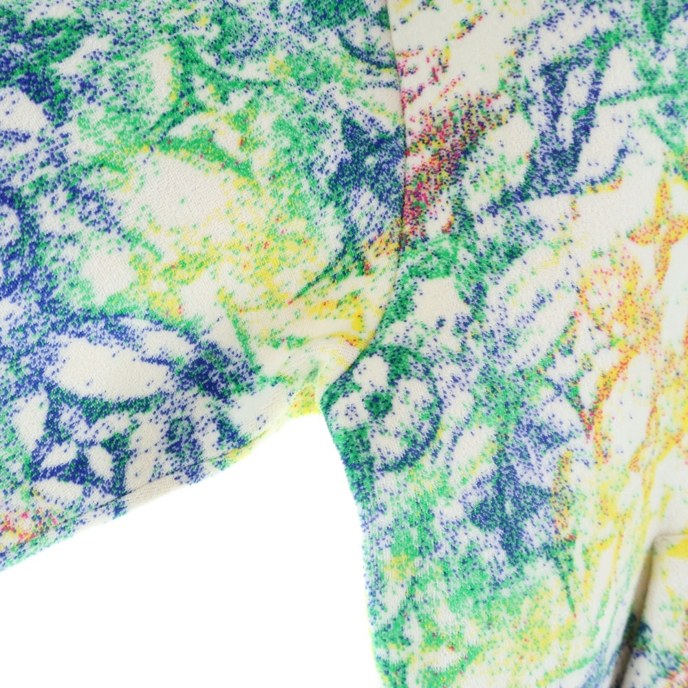 LOUIS VUITTON(ルイヴィトン) 21SS Velvet Pastel Monogram Jacquard Pullover パステルモノグラム 総柄 プリント ベルベット プルオーバーパーカー フーディ マルチ RM211M ZMJ HKY18W