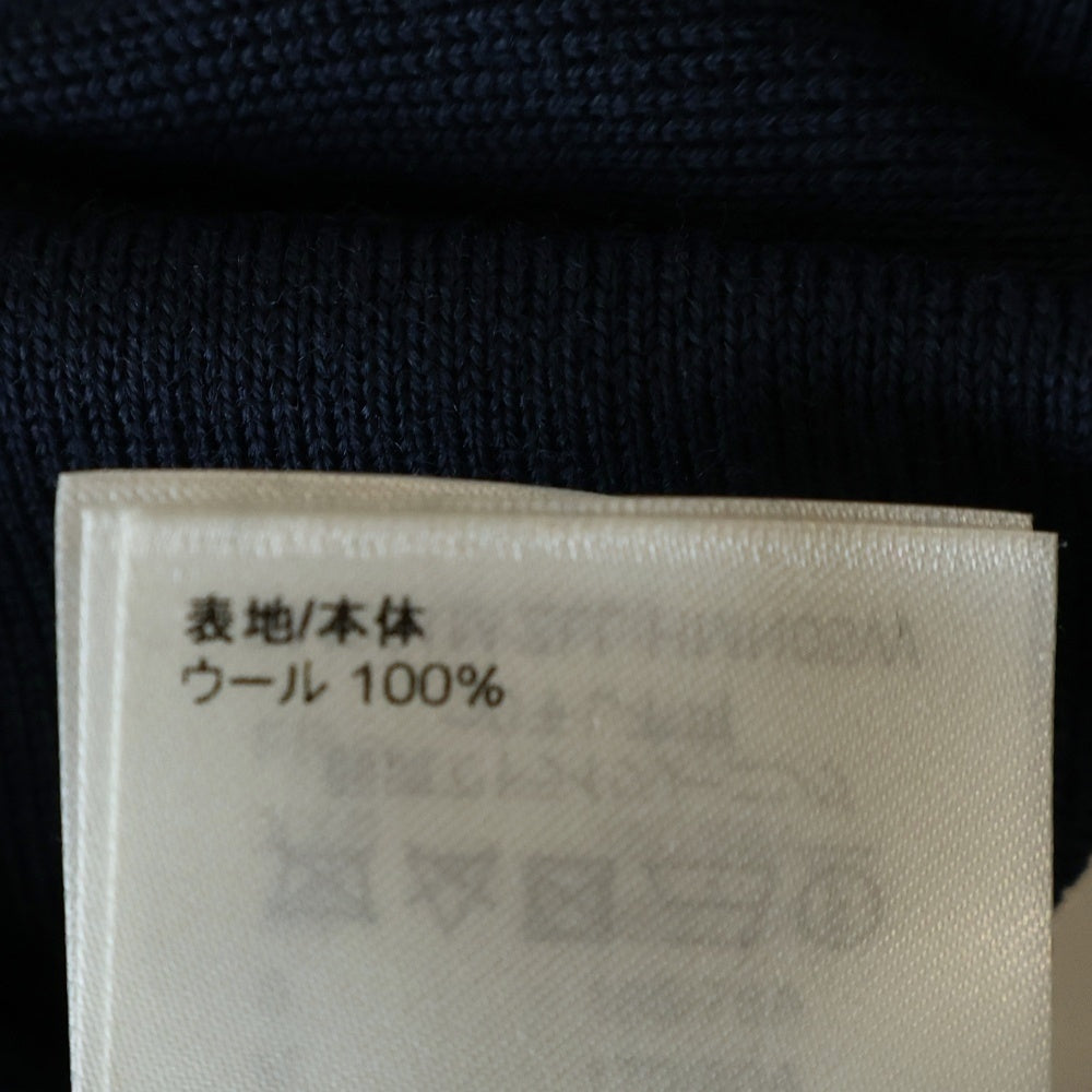 LOUIS VUITTON(ルイヴィトン) 22SS ×NIGO インタルシアハート ロゴ ウール ハイネック ニット セーター ネイビー RM221M ZLL HMN05W