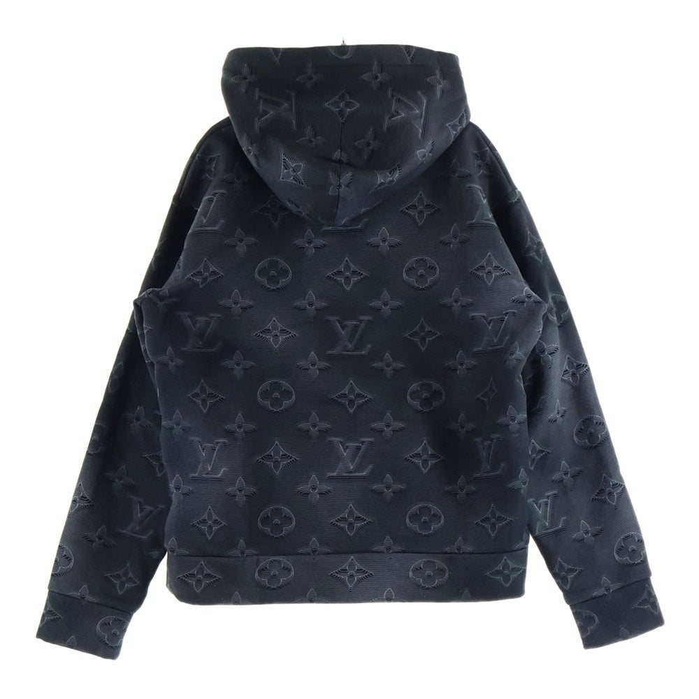 LOUIS VUITTON(ルイヴィトン) 21SS 3Dモノグラム プルオーバーフーディ パーカー ブラック RM211M IHN HKY24W