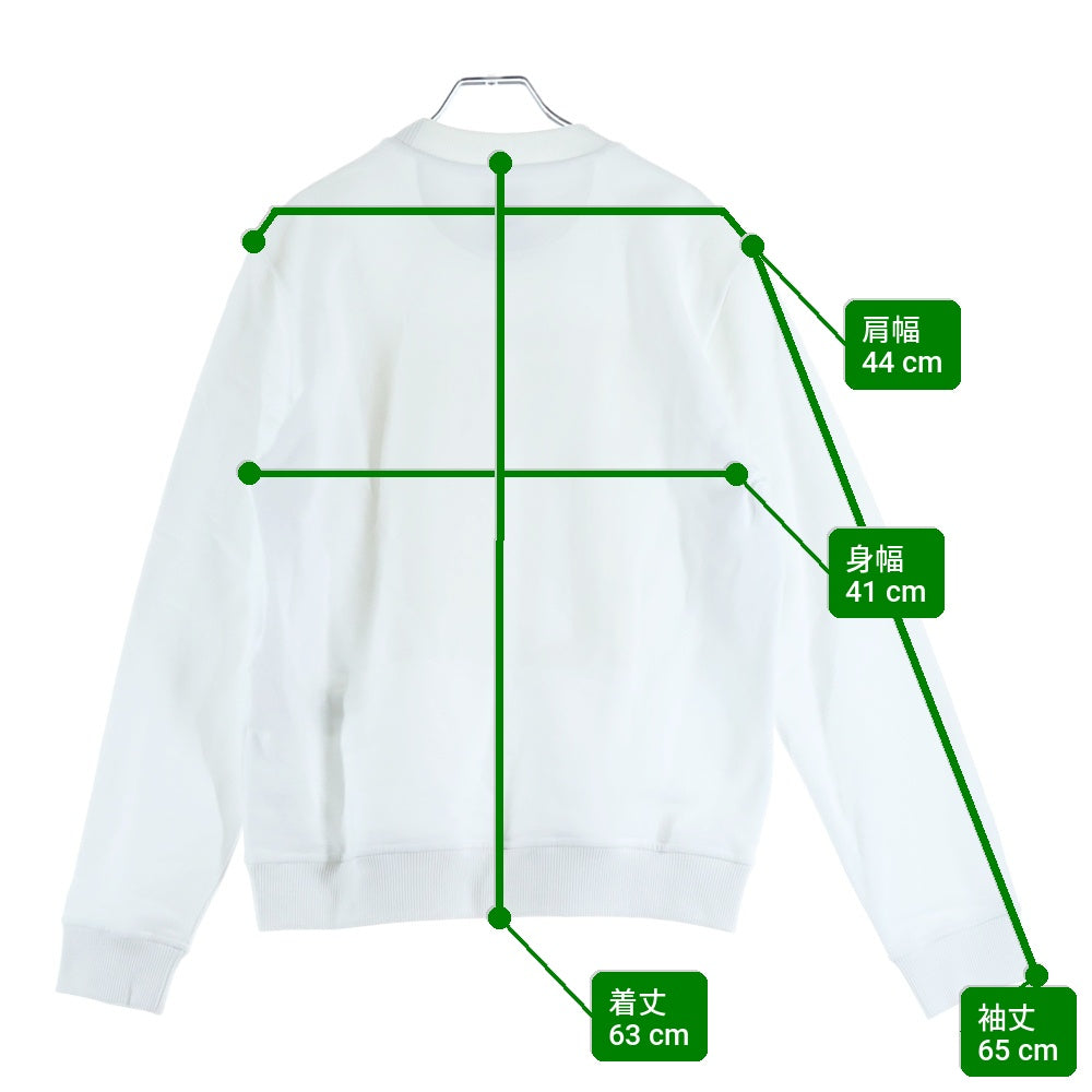 FENDI(フェンディ) FFロゴ クルーネック スウェット トレーナー ホワイト FY0178 AE0C