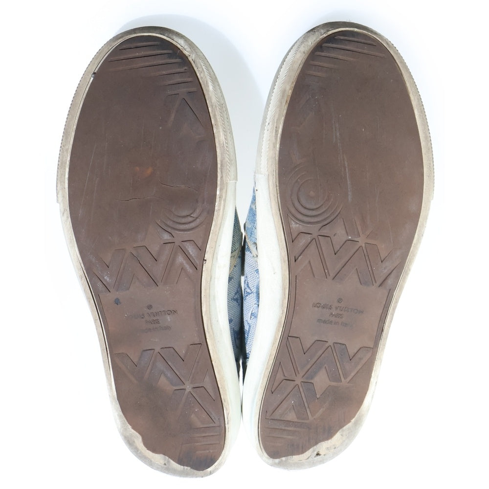 LOUIS VUITTON(ルイヴィトン) トロカデロライン モノグラム デニム ローカットスニーカー スリッポン インディゴ