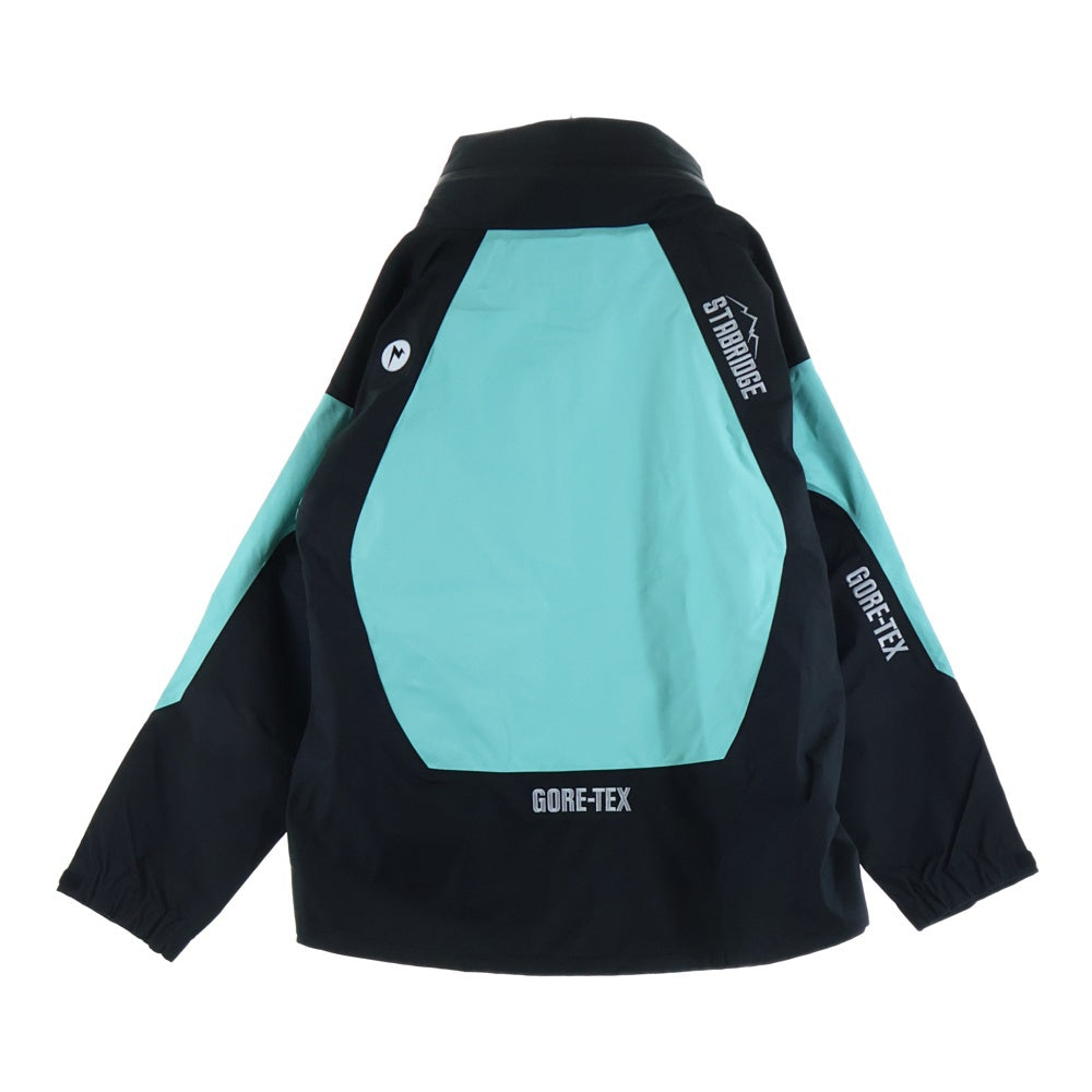 Marmot(マーモット) 25AW ×STABRIDGE GORE-TEX 3L ALPINIST JACKET GEN2 スタブリッジ ゴアテックス アルピニスト マウンテンパーカー ジャケット ブルー/ブラック MTFW25MRN348AP