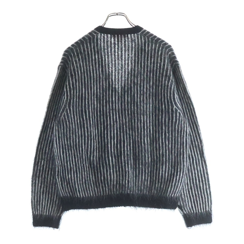 SUPREME(シュプリーム) 25SS 2-Tone Mohair Cardigan ツートン モヘア ニットカーディガン ブラック