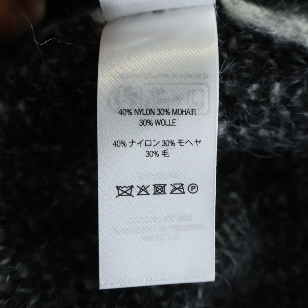 SUPREME(シュプリーム) 25SS 2-Tone Mohair Cardigan ツートン モヘア ニットカーディガン ブラック