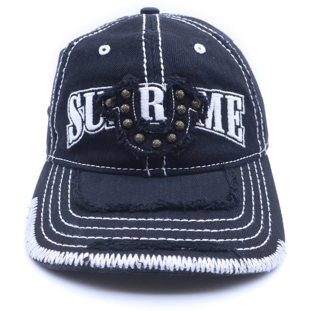 SUPREME(シュプリーム) 21AW ×True Religion 6-Panel トゥルーレリジョン 6パネル キャップ 帽子 ブラック