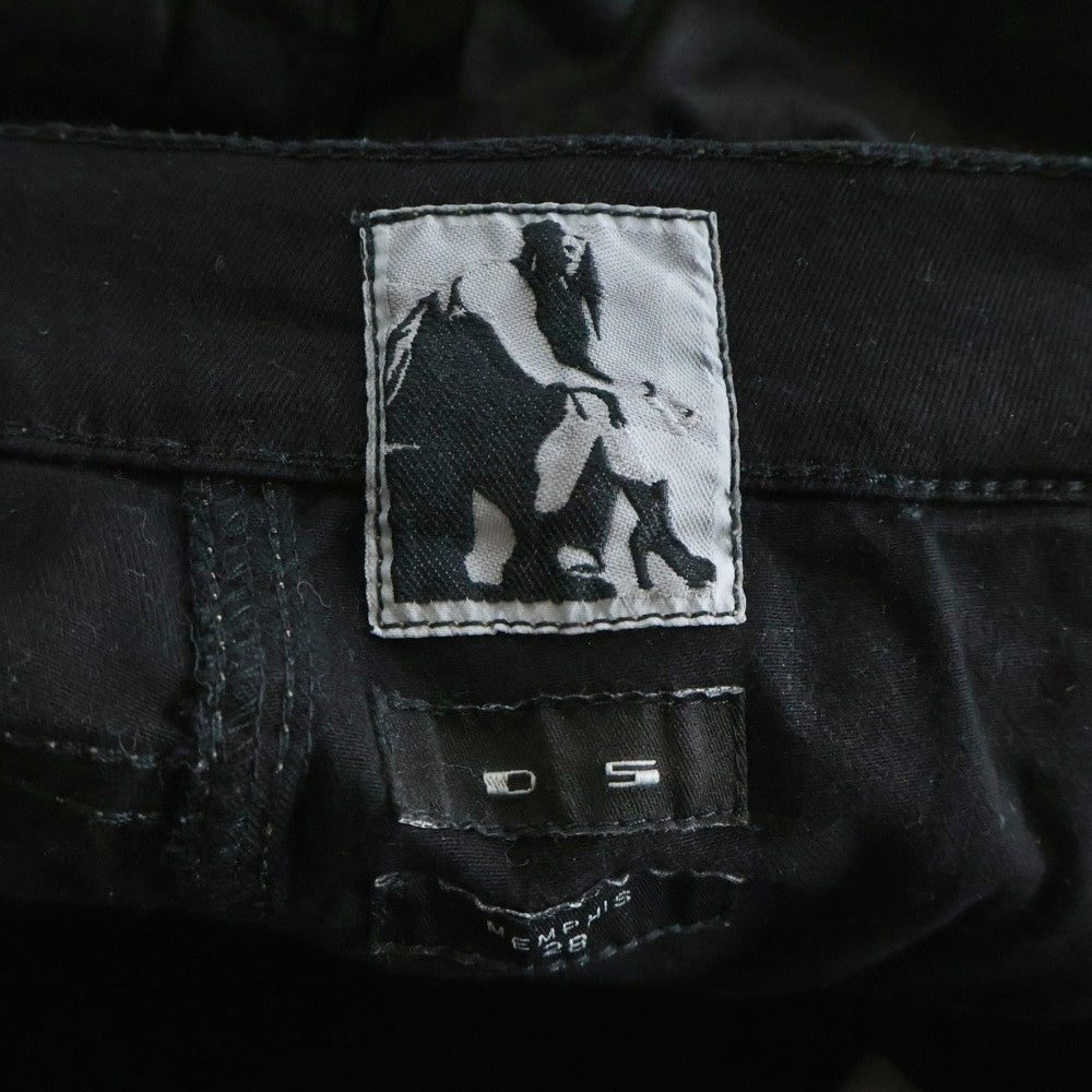 DRKSHDW(ダークシャドウ) 16SS メンフィス バイカー スキニーデニム パンツ ブラック RU16S1356-SBW
