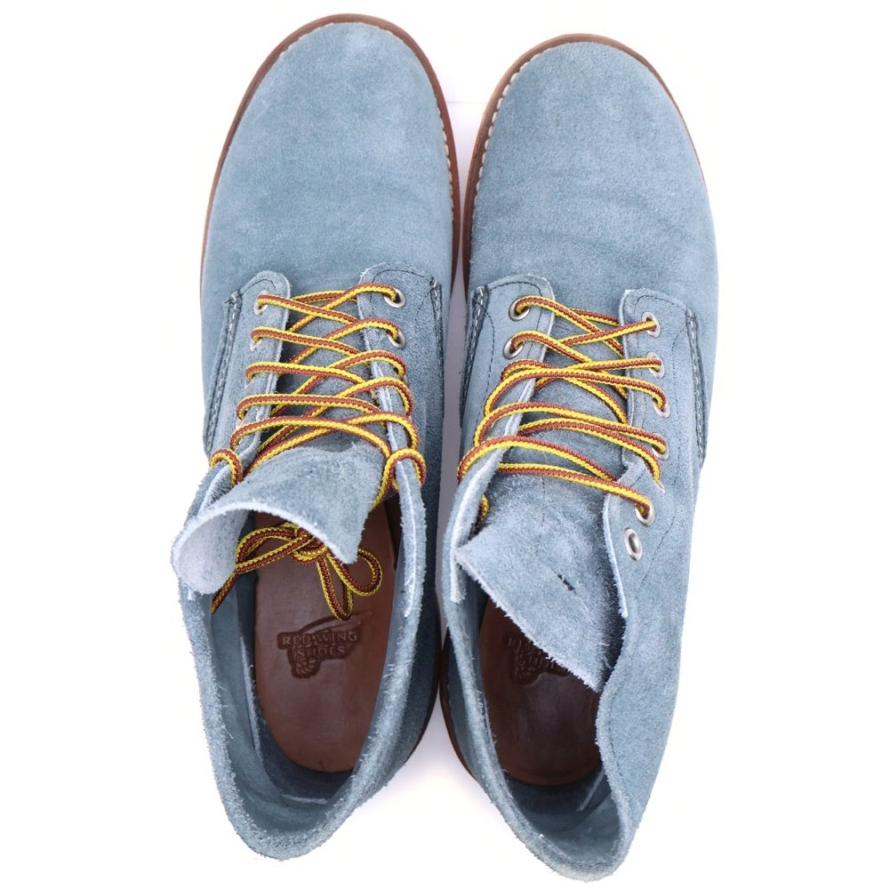 RED WING(レッド ウイング) 8144 6-INCH CLASSIC ROUND クラシックラウンド スウェードレザー ワークブーツ スレートブルー