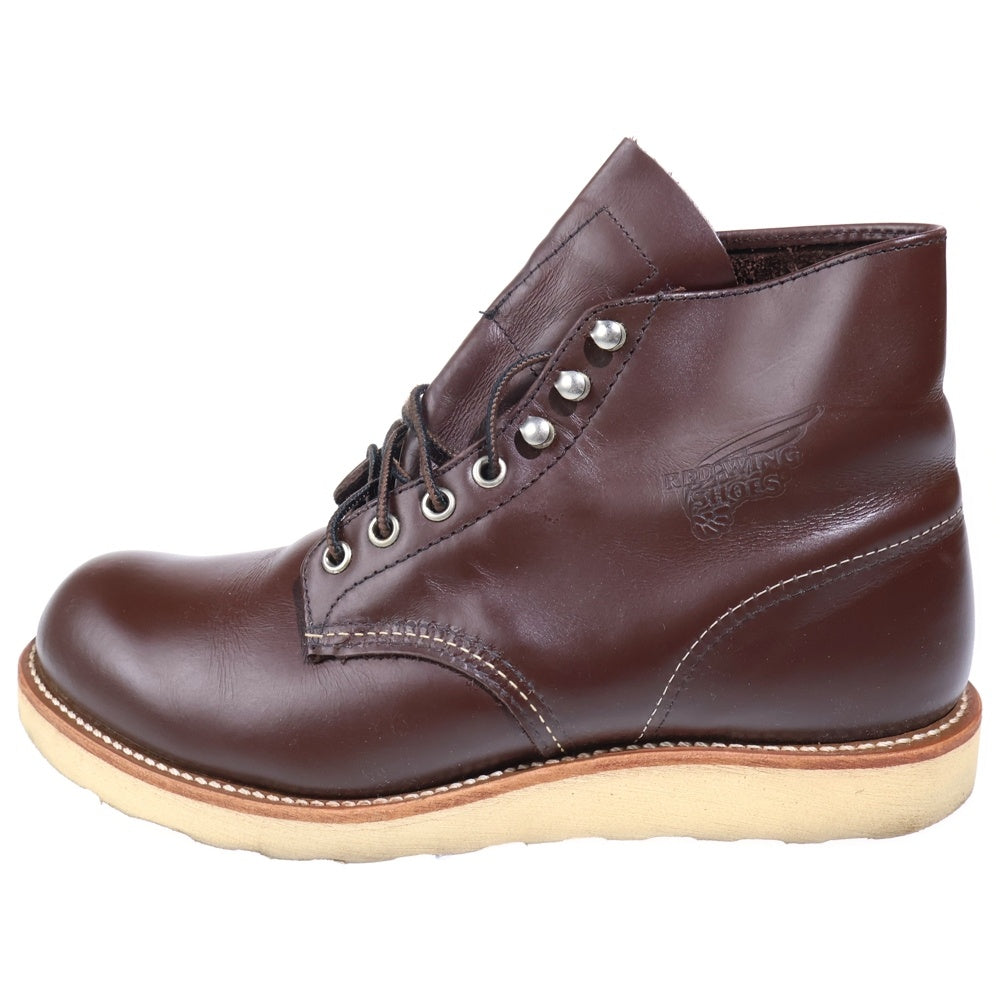 RED WING(レッド ウイング) 8134 6INCH CLASSIC PLAIN TOE クラシック プレーントゥ レザー ワークブーツ ブラウン