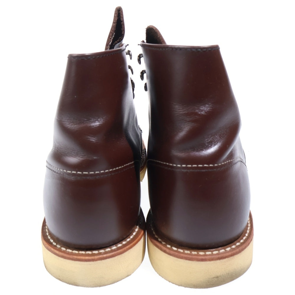 RED WING(レッド ウイング) 8134 6INCH CLASSIC PLAIN TOE クラシック プレーントゥ レザー ワークブーツ ブラウン