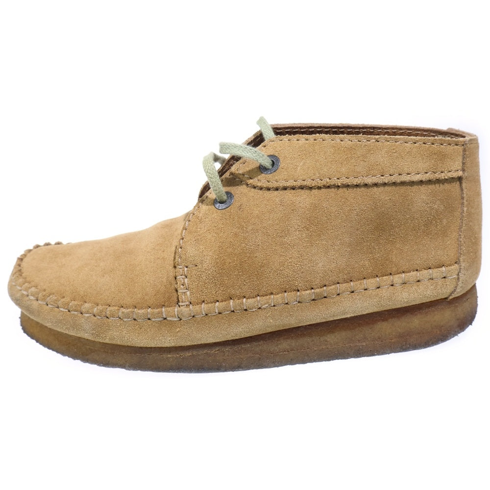 Clarks(クラークス) WEAVER BOOT ウィーバー スウェードレザー ブーツ ベージュ 061013292