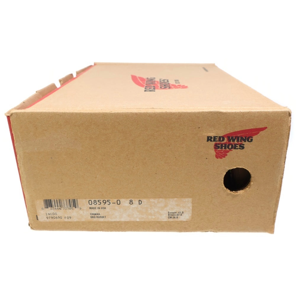 RED WING(レッド ウイング) 8595 CHUKKA BOOTS レザー チャッカブーツ ブラウン
