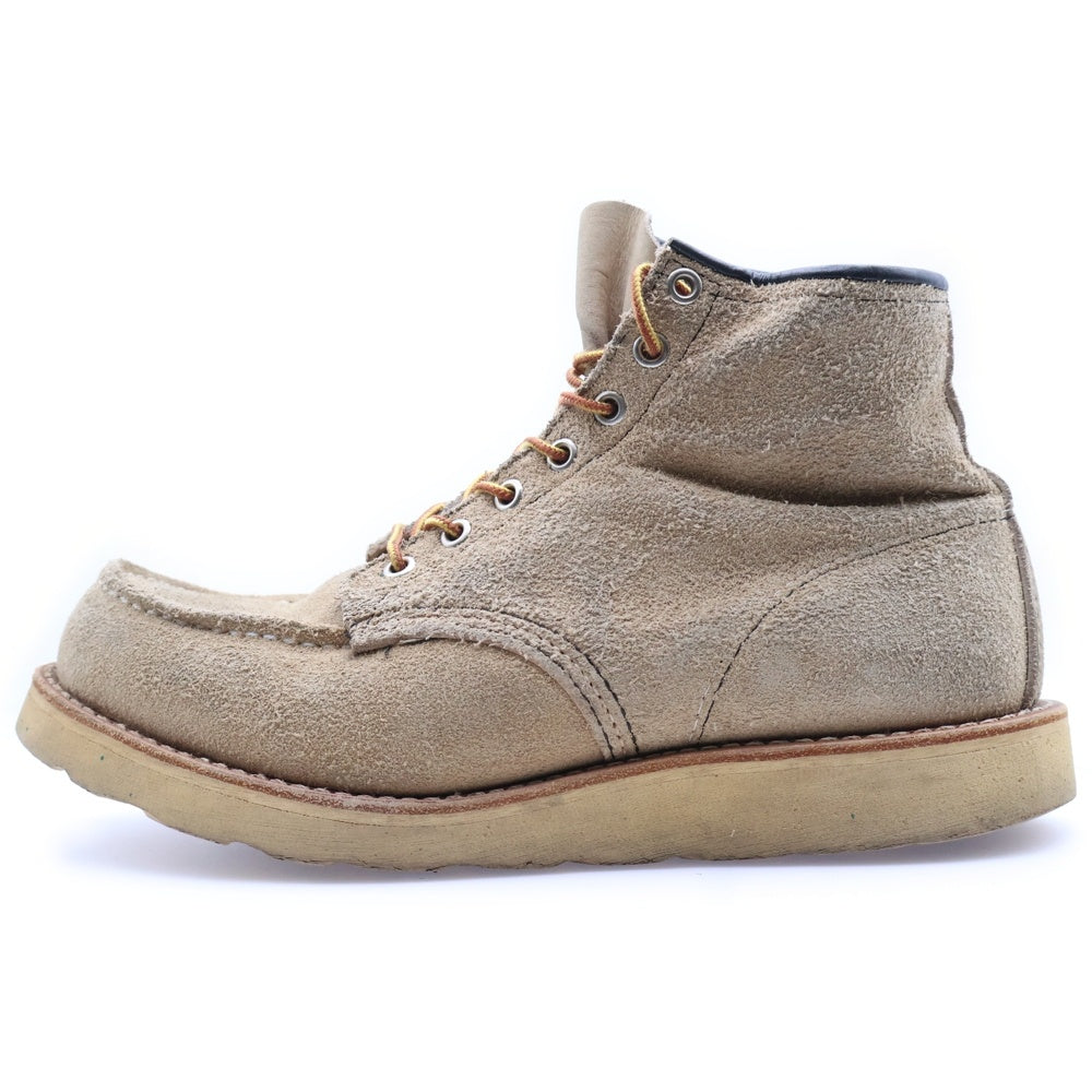 RED WING(レッド ウイング) IRISH SETTER アイリッシュセッター モックトゥ レザー ワークブーツ ベージュ